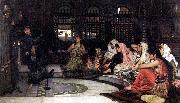 John William Waterhouse Consulting the Oracle painting